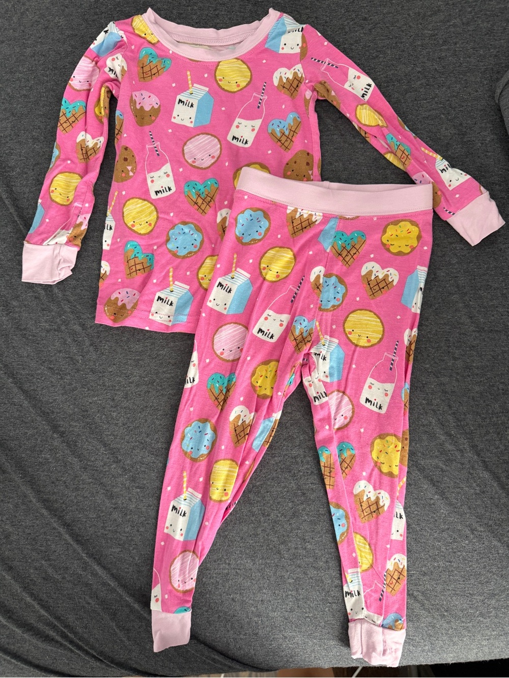 Little Sleepies Cookies and Milk Pajamas
